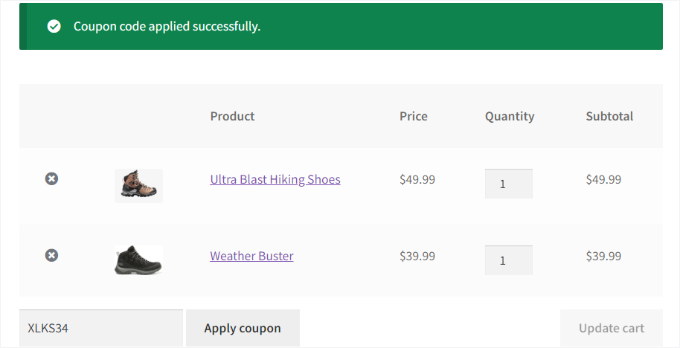 如何在 WooCommerce 中提升产品销售额（5 种简单方法） automatically-adding-products-using-coupon20251114_ -32