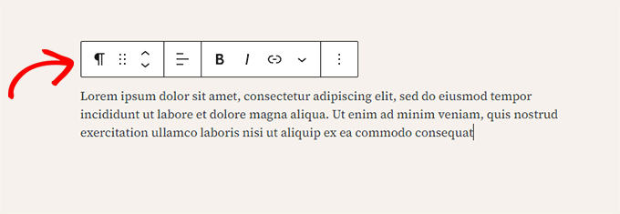 如何使用 WordPress 区块编辑器（Gutenberg 教程） block-toolbar20251114_ -6