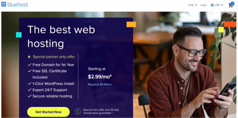 十大最佳 WordPress 主机公司(真实评价,绝无虚假) bluehost-home20251121_ -6 十大最佳 WordPress 主机公司(真实评价,绝无虚假) bluehost-home20251121_ -6