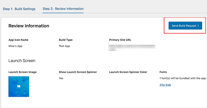 WordPress网站转换成了移动应用——以下是我学到的经验 click-send-build-request-button-in-buddyboss-app20251114_ -60