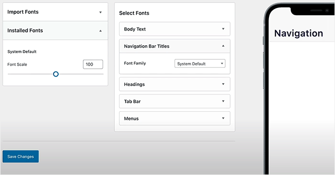 WordPress网站转换成了移动应用——以下是我学到的经验 configure-typography-in-buddyboss-app20251114_ -53