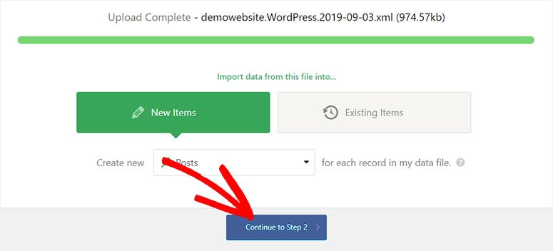 如何从任何CMS或网站迁移到WordPress（分步指南） continuesteptwo20251123_ -13