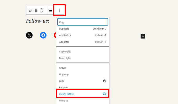 如何使用 WordPress 区块编辑器（Gutenberg 教程） create-reusable-block-pattern20251114_ -13