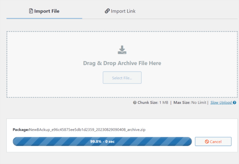 Duplicator 评测：这是最好的 WordPress 备份插件吗？ duplicator-import-process20251119_ -15