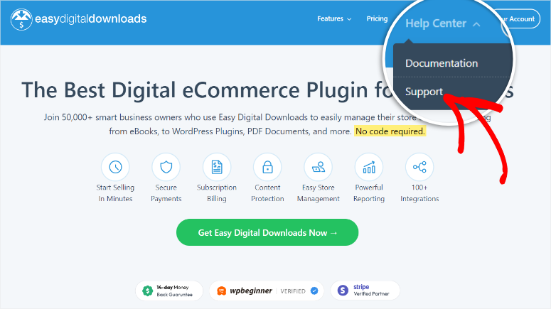 Easy Digital下载评测——这是最好的数字电商插件吗? edd-support-homepage20251119_ -7 Easy Digital下载评测——这是最好的数字电商插件吗? edd-support-homepage20251119_ -7