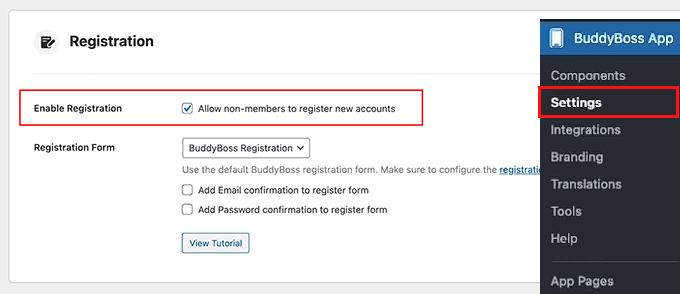 WordPress网站转换成了移动应用——以下是我学到的经验 enable-registration-in-buddyboss-app20251114_ -44
