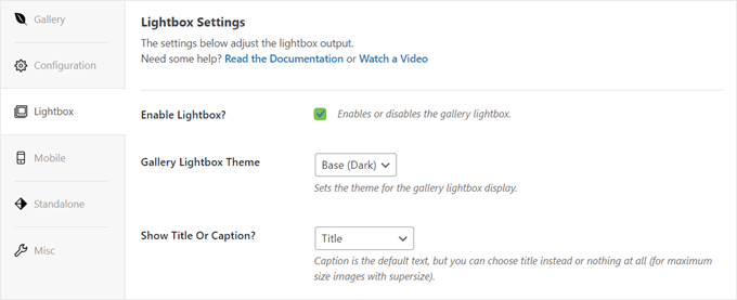 如何在 WordPress 中将 NextGEN Gallery 切换到 Envira Gallery envira-lightbox-min20251120_ -11