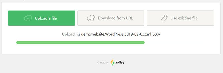 如何从任何CMS或网站迁移到WordPress（分步指南） fileuploadingprogress20251123_ -12
