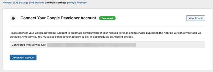 WordPress网站转换成了移动应用——以下是我学到的经验 google-developer-account-connected-with-buddyboss-app20251114_ -30