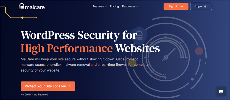 8 款 WordPress 防火墙插件：真正有效的插件 malcare-homepage20251119_ -11