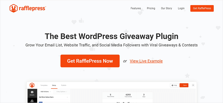 2025 年 45+ 款最佳 WordPress 插件 rafflepress20251118_ -24