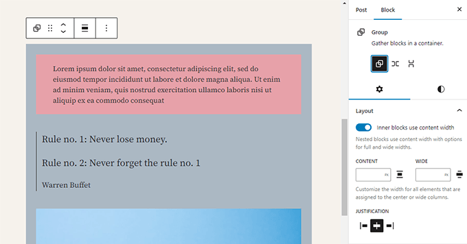 如何使用 WordPress 区块编辑器（Gutenberg 教程） style-group-blocks20251114_ -10