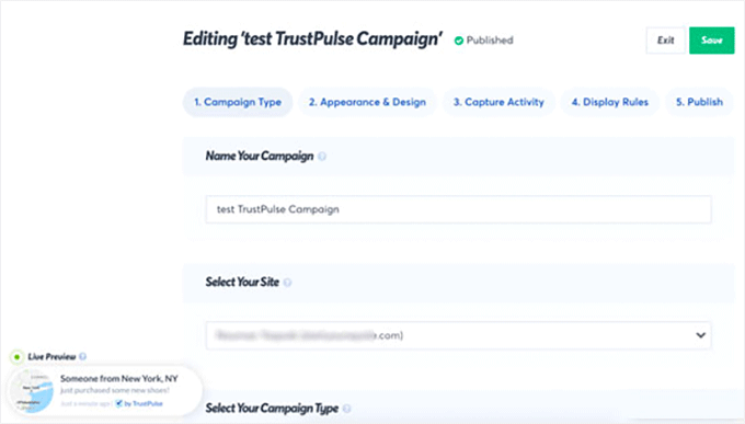 2025 年 5 款最佳 WordPress 弹出窗口插件(性能对比) trustpulsepopupcampaign20251107_ -7 2025 年 5 款最佳 WordPress 弹出窗口插件(性能对比) trustpulsepopupcampaign20251107_ -7