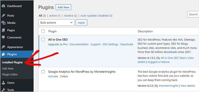 更换 WordPress 主题前必须做的 13 件事 wordpress-dashboard-installed-plugins-menu20251114_ -7 更换 WordPress 主题前必须做的 13 件事 wordpress-dashboard-installed-plugins-menu20251114_ -7