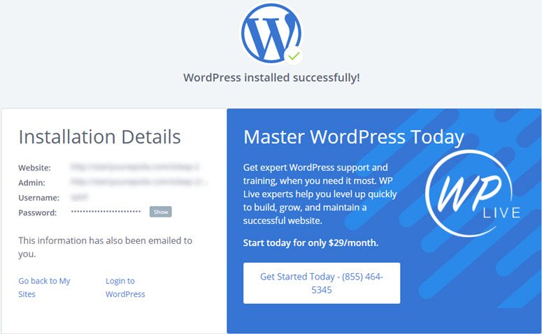 如何从 Wix 切换到 WordPress(分步指南) wordpress-installation-successful20251123_-2 -8 如何从 Wix 切换到 WordPress(分步指南) wordpress-installation-successful20251123_-2 -8