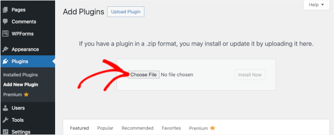 如何安装 WordPress 插件——新手入门分步指南 wp-plugins-addplugins-uploadplugin-choosefile20251114_ -5 如何安装 WordPress 插件——新手入门分步指南 wp-plugins-addplugins-uploadplugin-choosefile20251114_ -5