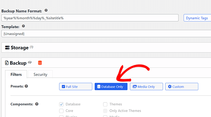 如何备份您的 WordPress 网站（终极指南） duplicator-db-only20251201_-1 -45