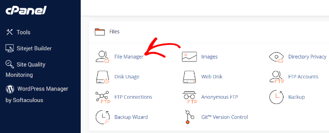新手指南：如何从备份恢复 WordPress file-manager-in-cpanel20251201_ -2