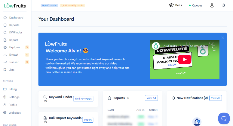 LowFruits评测:功能强大的关键词研究工具SEO工具 lowfruits-dahsboard20251201_ -4 LowFruits评测:功能强大的关键词研究工具SEO工具 lowfruits-dahsboard20251201_ -4