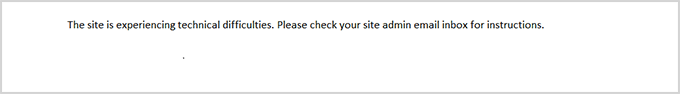 当您被锁定在 WordPress 管理后台 (wp-admin) 之外时该怎么办? site-is-experincing-difficulties20251201_ -15 当您被锁定在 WordPress 管理后台 (wp-admin) 之外时该怎么办? site-is-experincing-difficulties20251201_ -15